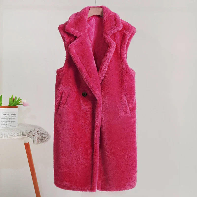 Sleeveless Longline Vest for Women - Image 5