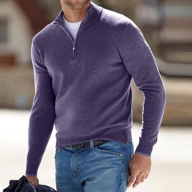 Quarter-Zip Sweater for Men - Image 7