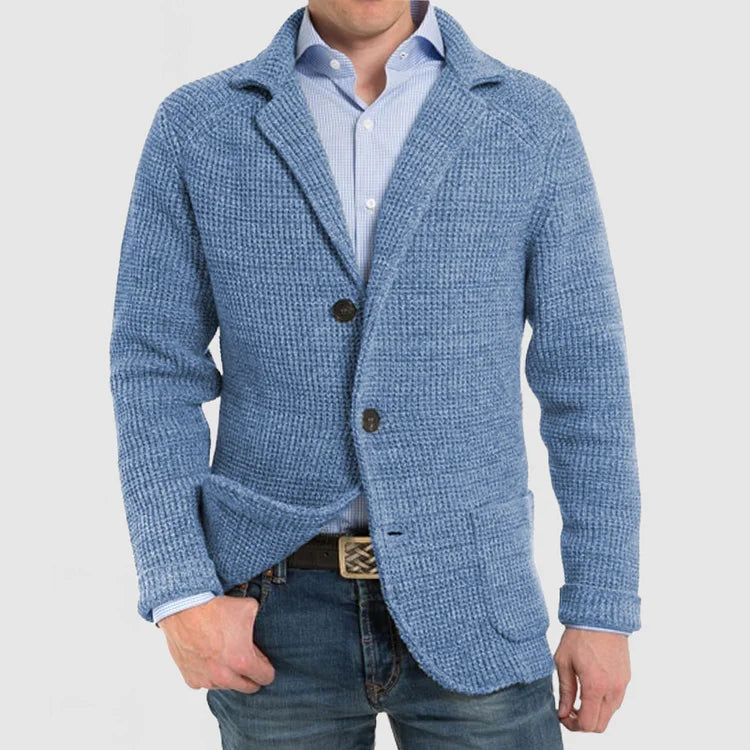 Two-Button Casual Blazer for Men - Image 3