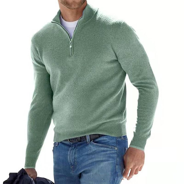 Quarter-Zip Sweater for Men - Image 3
