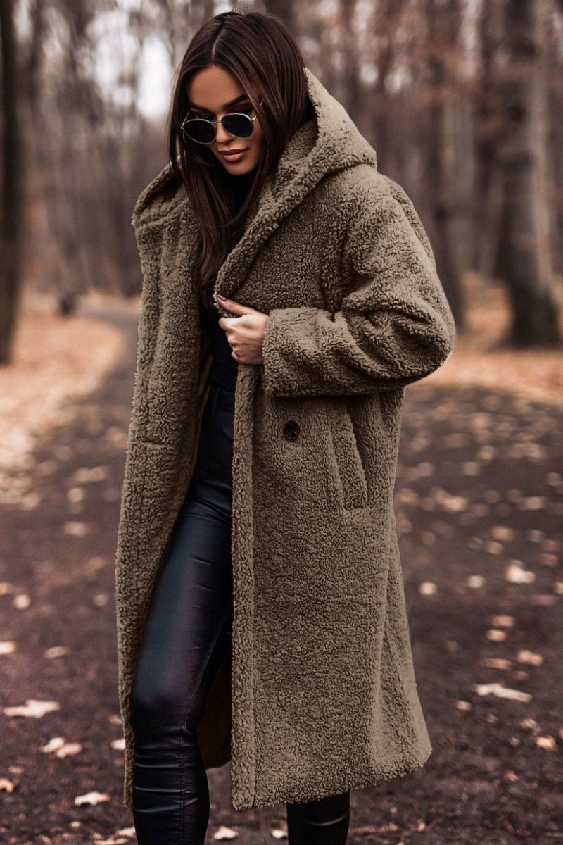 Hooded Teddy Coat for Women - Image 4