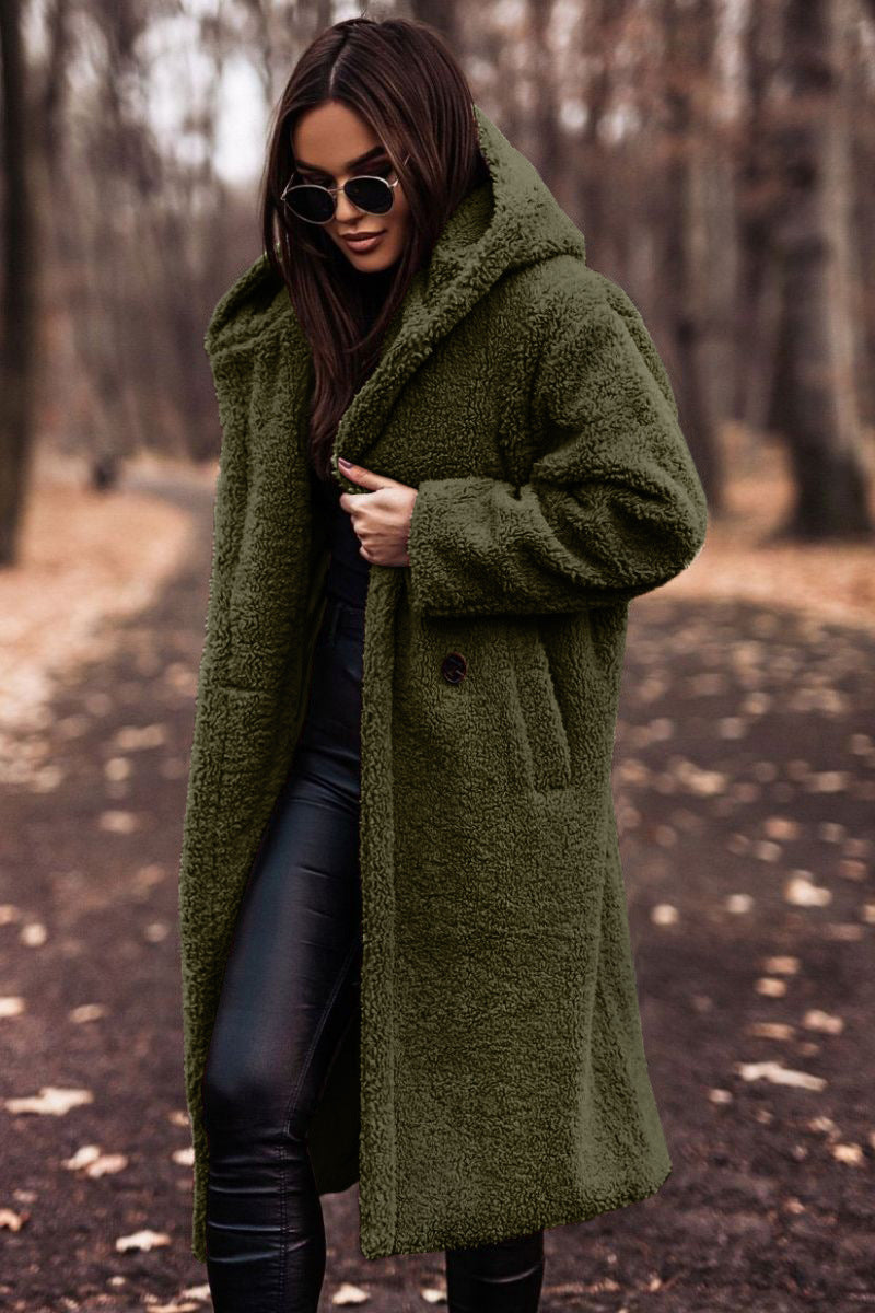 Hooded Teddy Coat for Women - Image 5