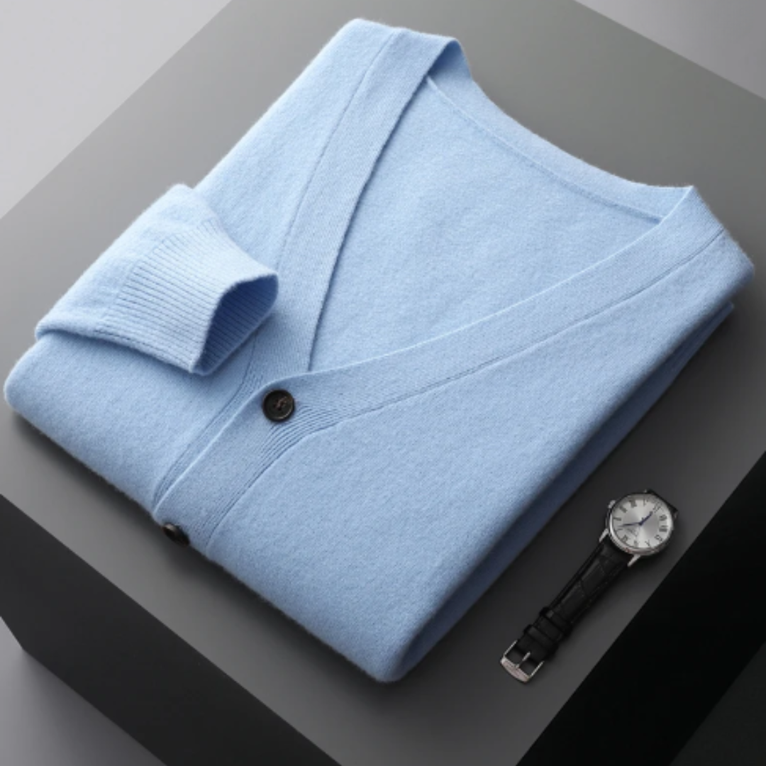 V-Neck Cardigan for Men - Image 17
