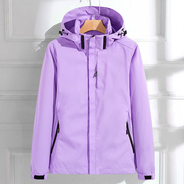 Hooded Rain Jacket for Women - Image 3