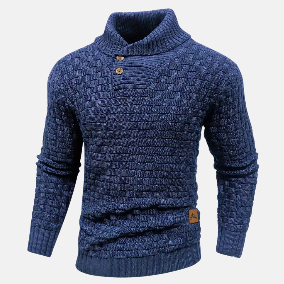 Shawl Collar Sweater for Men - Image 1