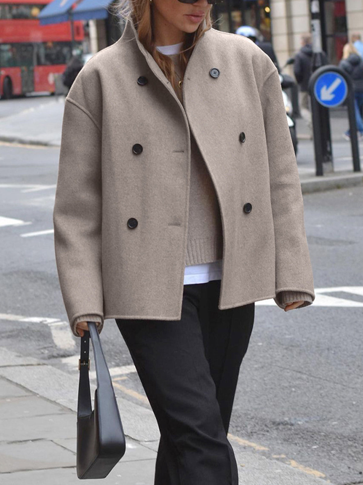 Double Breasted Short Jacket for Women - Image 4