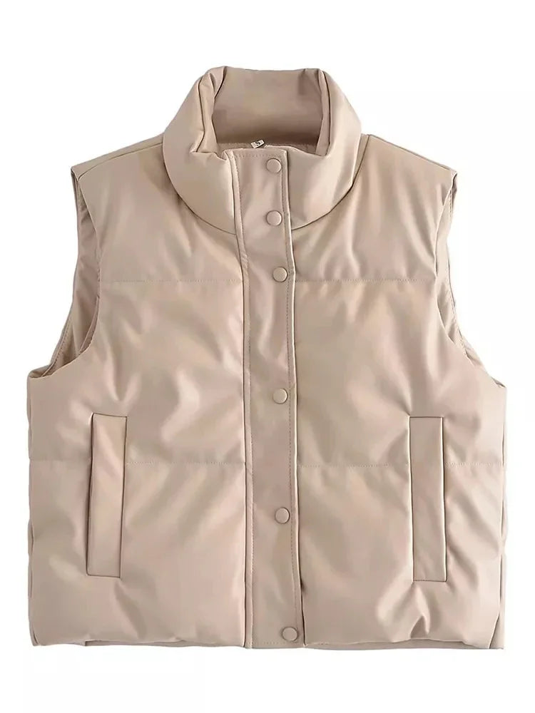 Quilted Puffer Vest for Women - Image 7