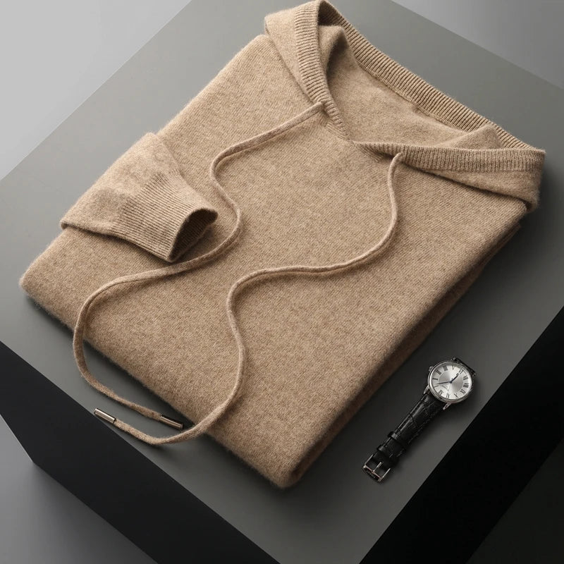 Long Sleeve Sweater Hoodie for Men - Image 3
