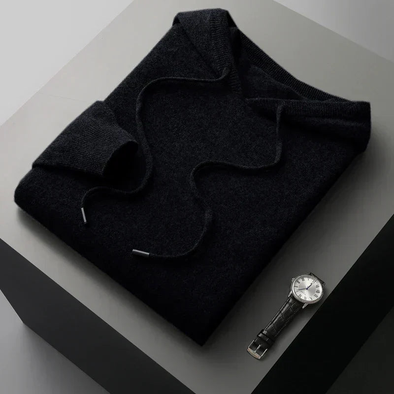Long Sleeve Sweater Hoodie for Men - Image 5