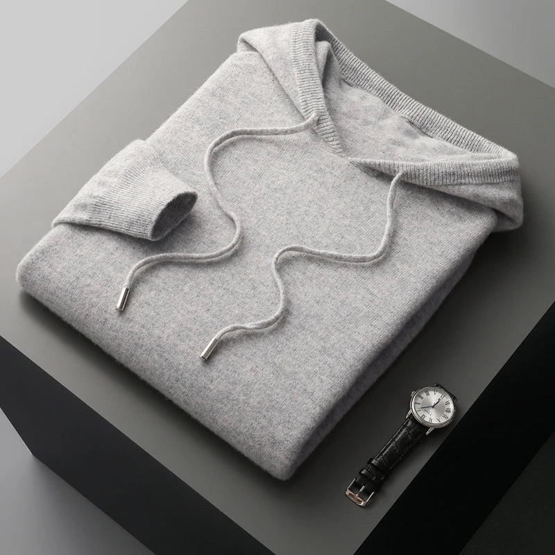 Long Sleeve Sweater Hoodie for Men - Image 7