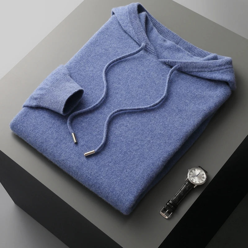 Long Sleeve Sweater Hoodie for Men - Image 6