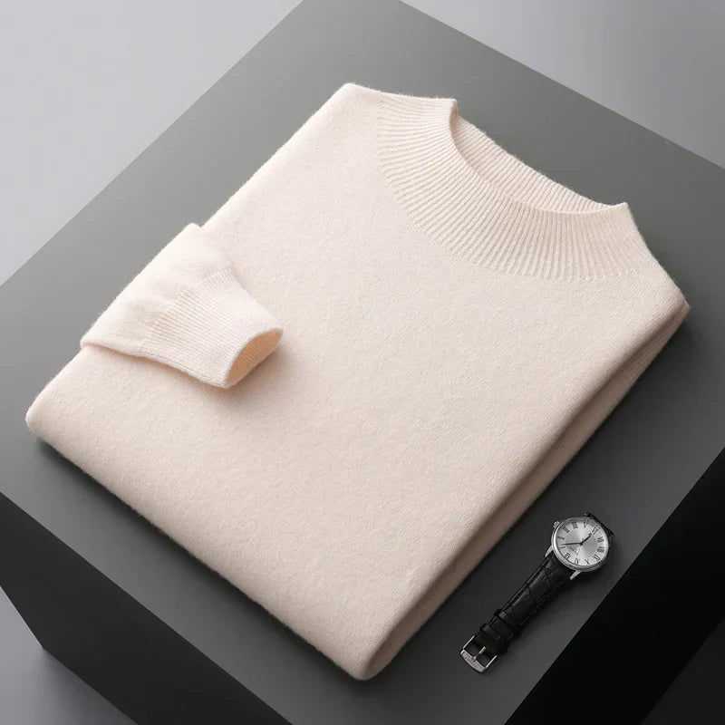 Mock Neck Sweater for Men - Image 8
