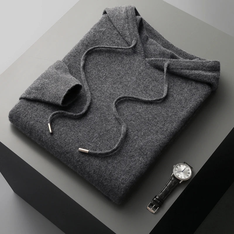 Long Sleeve Sweater Hoodie for Men - Image 10