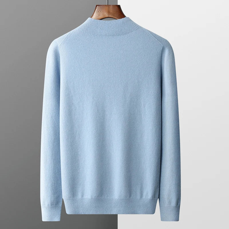 Mock Neck Sweater for Men - Image 4
