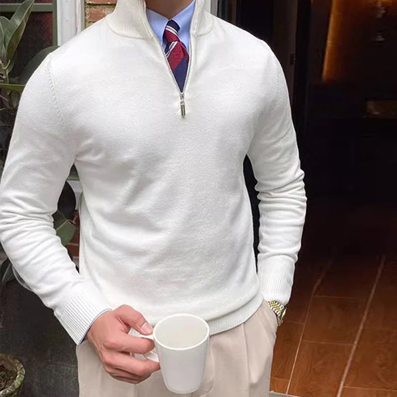 Quarter Zip Sweater for Men - Image 3