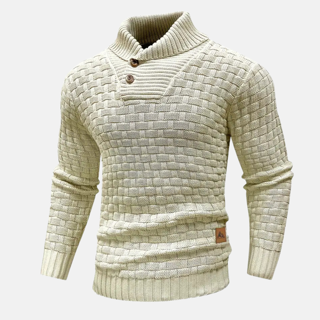 Shawl Collar Sweater for Men - Image 8