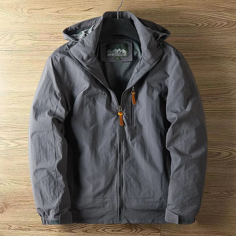 Hooded Outdoor Jacket for Men - Image 5