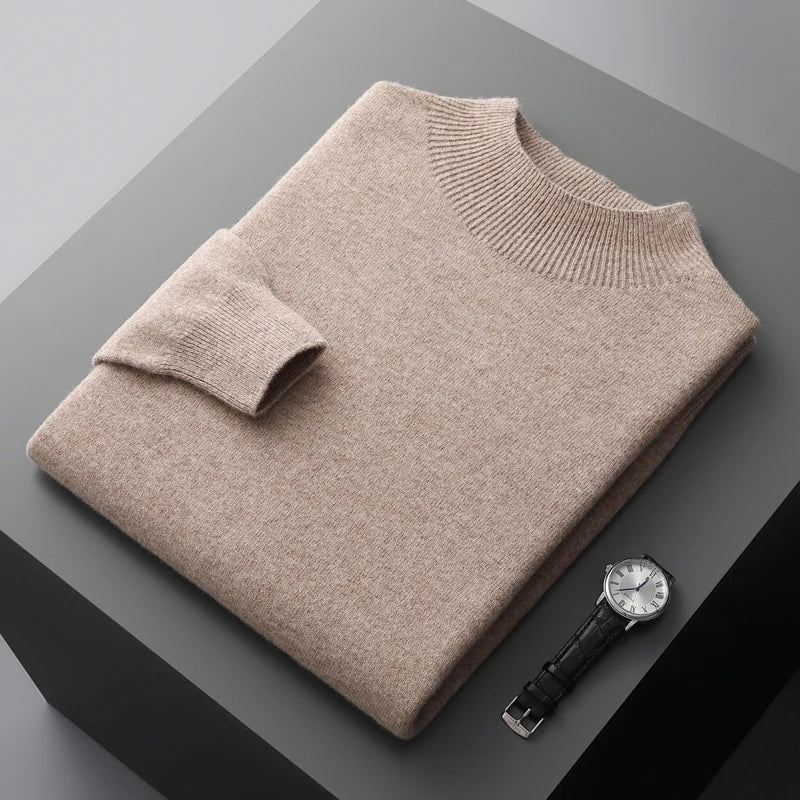 Mock Neck Sweater for Men - Image 7