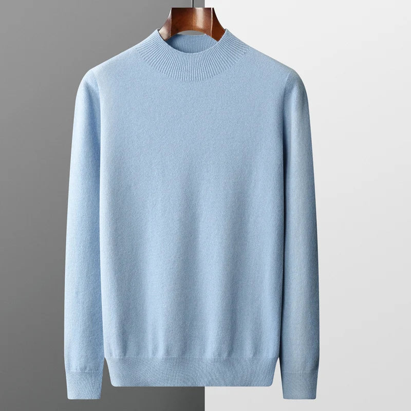 Mock Neck Sweater for Men - Image 3