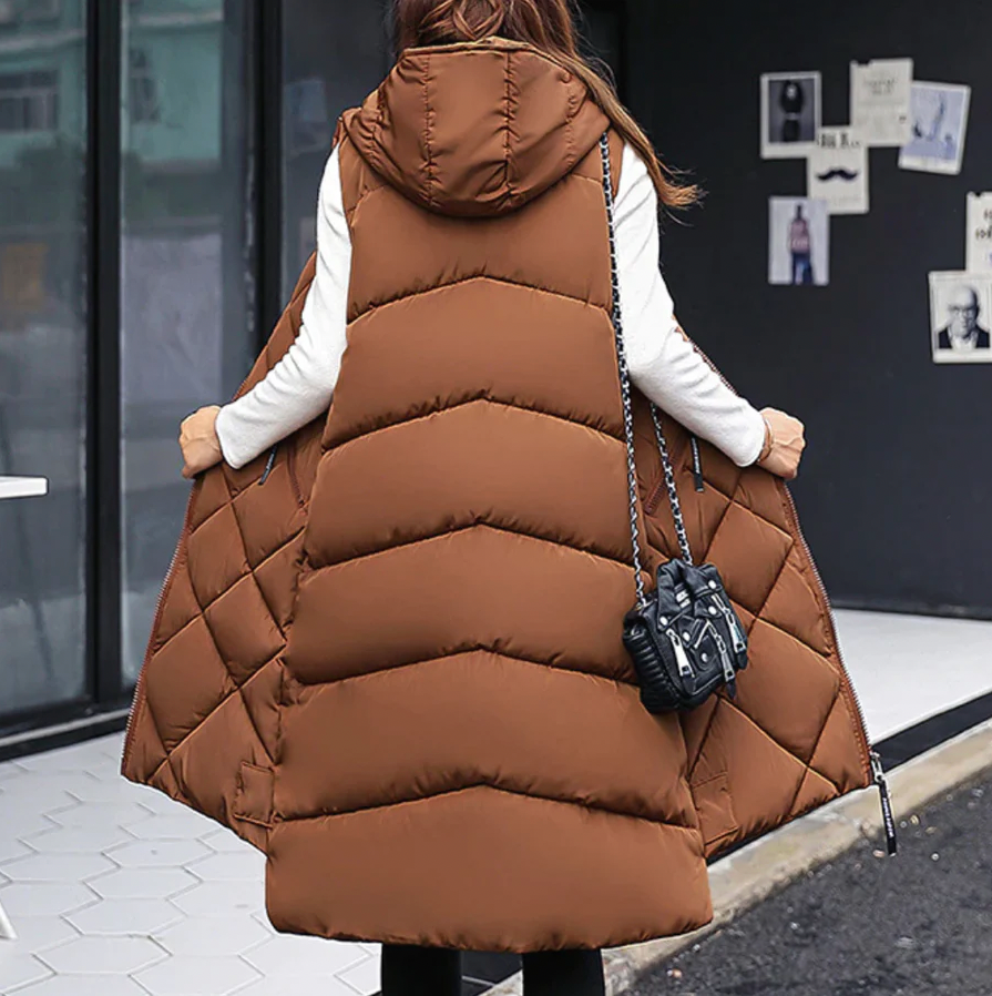 Hooded Puffer Vest for Women - Image 2