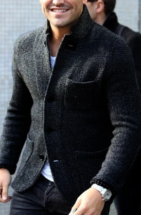 Button-Down Casual Jacket for Men - Image 2