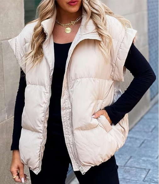 Quilted Puffer Vest for Women - Image 5