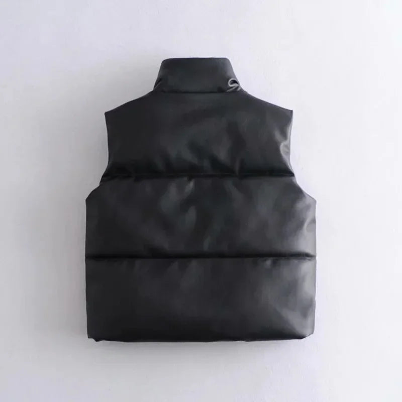 Quilted Puffer Vest for Women - Image 2
