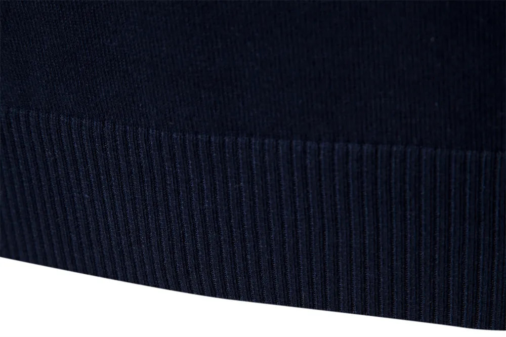 Striped Quarter Zip Sweater for Men - Image 7
