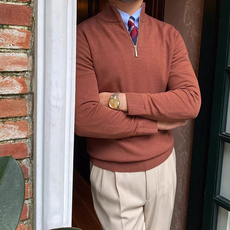 Quarter Zip Sweater for Men - Image 6