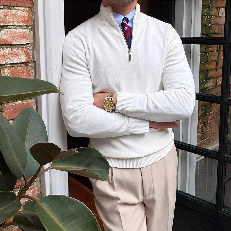 Quarter Zip Sweater for Men - Image 5