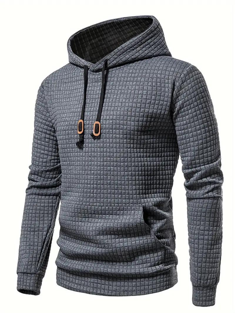 Long Sleeve Pullover Hoodie for Men - Image 2
