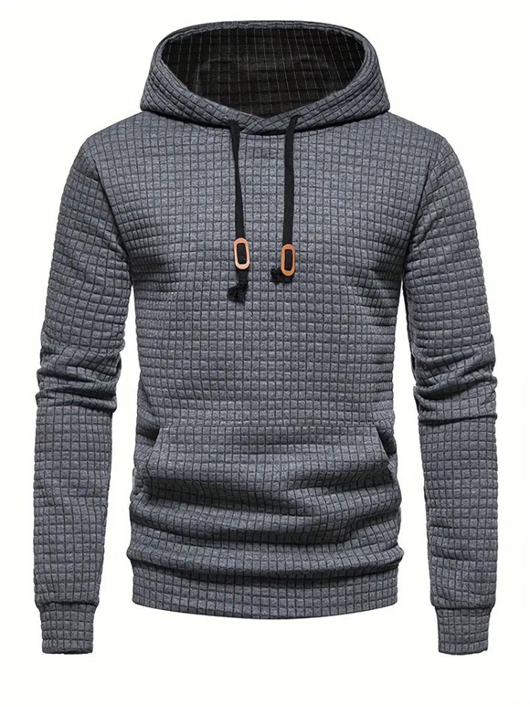 Long Sleeve Pullover Hoodie for Men - Image 1