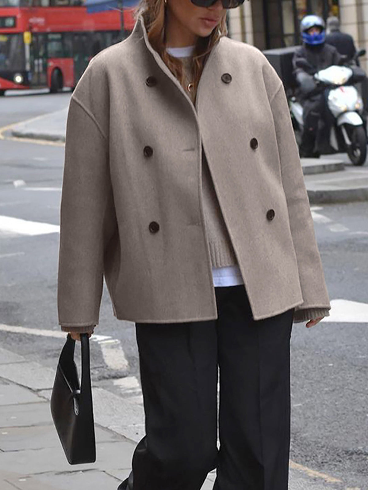 Double Breasted Short Jacket for Women - Image 5