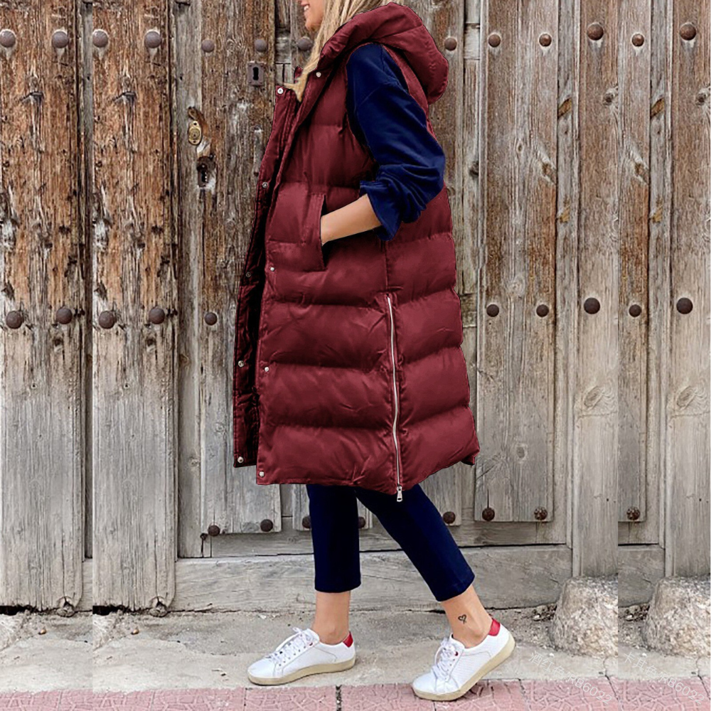 Sleeveless Puffer Vest for Women - Image 5