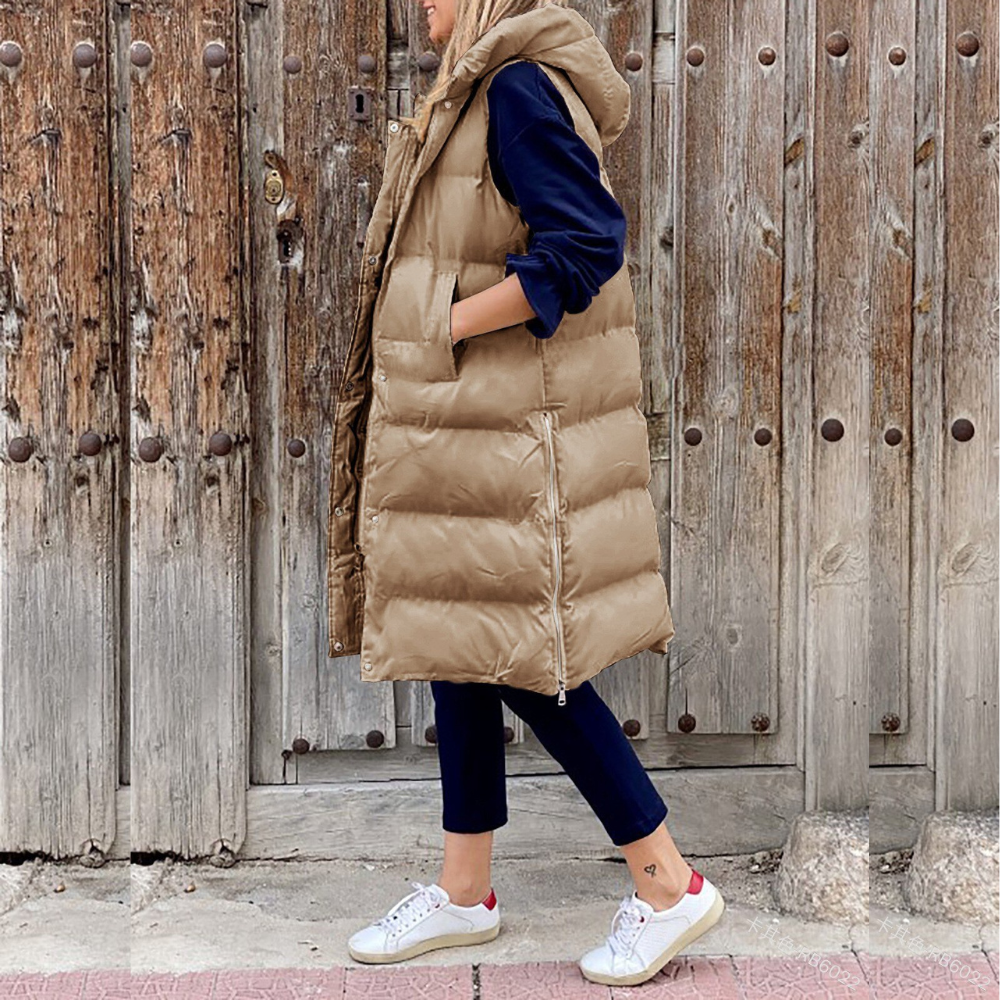 Sleeveless Puffer Vest for Women - Image 4