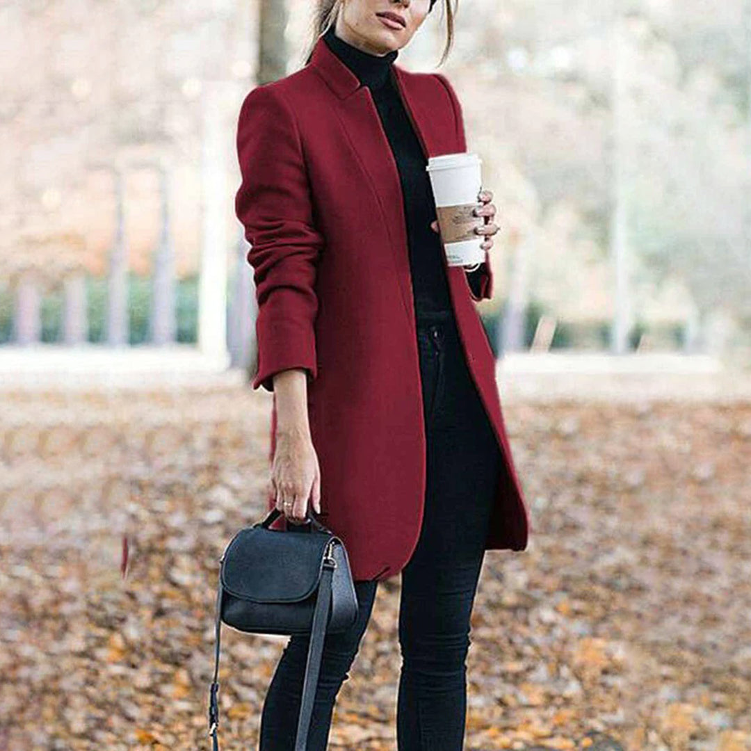 Open Front Long Coat for Women - Image 6