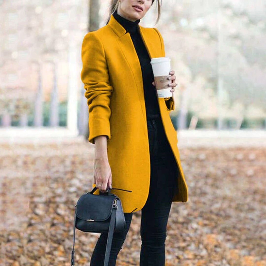 Open Front Long Coat for Women - Image 8