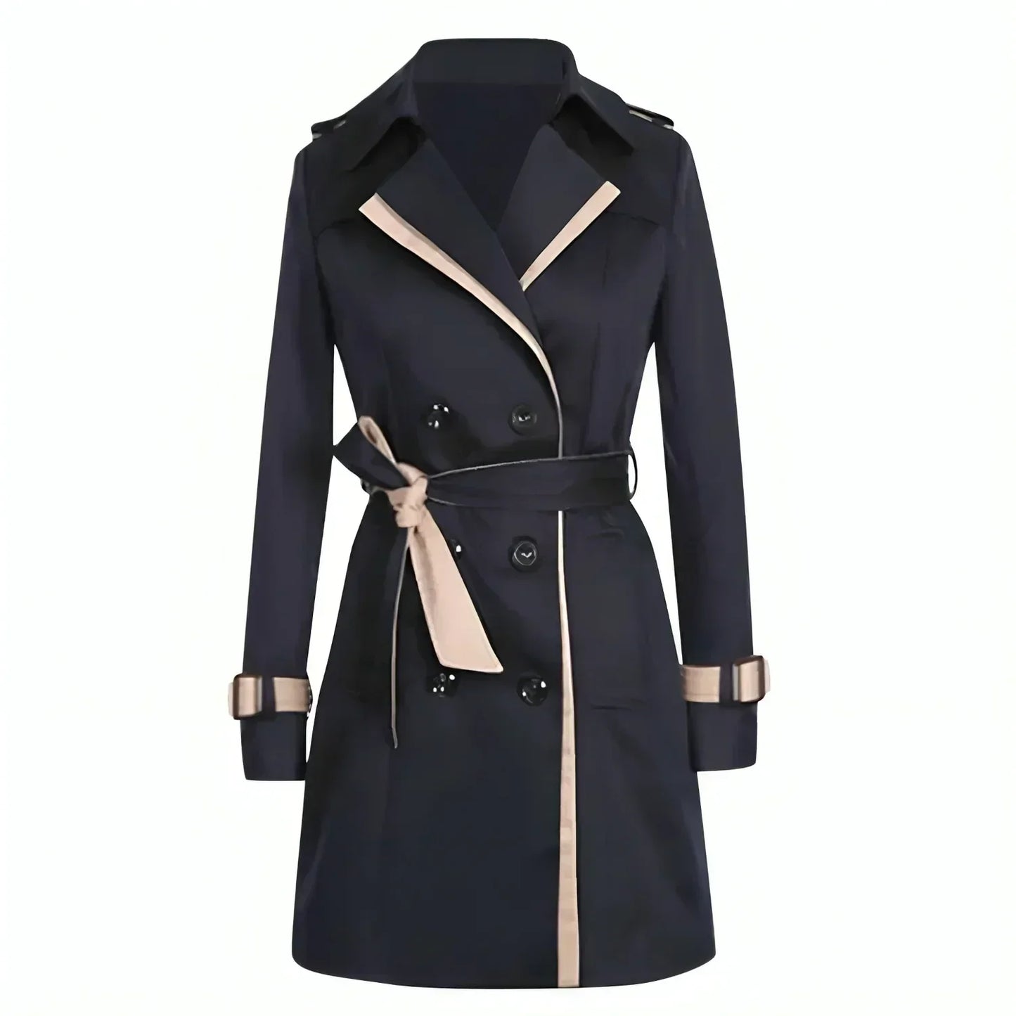 Double-Breasted Trench Coat for Women - Image 2