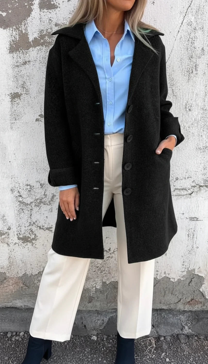 Button-Front Jacket for Women AI replaced image