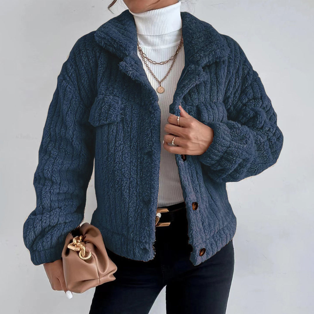 Button-Down Relaxed Fit Jacket for Women - Image 5