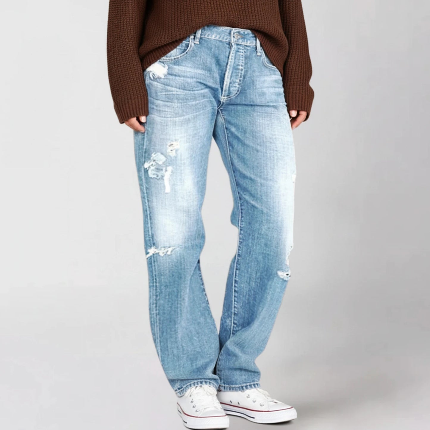 Distressed Denim Jeans for Women