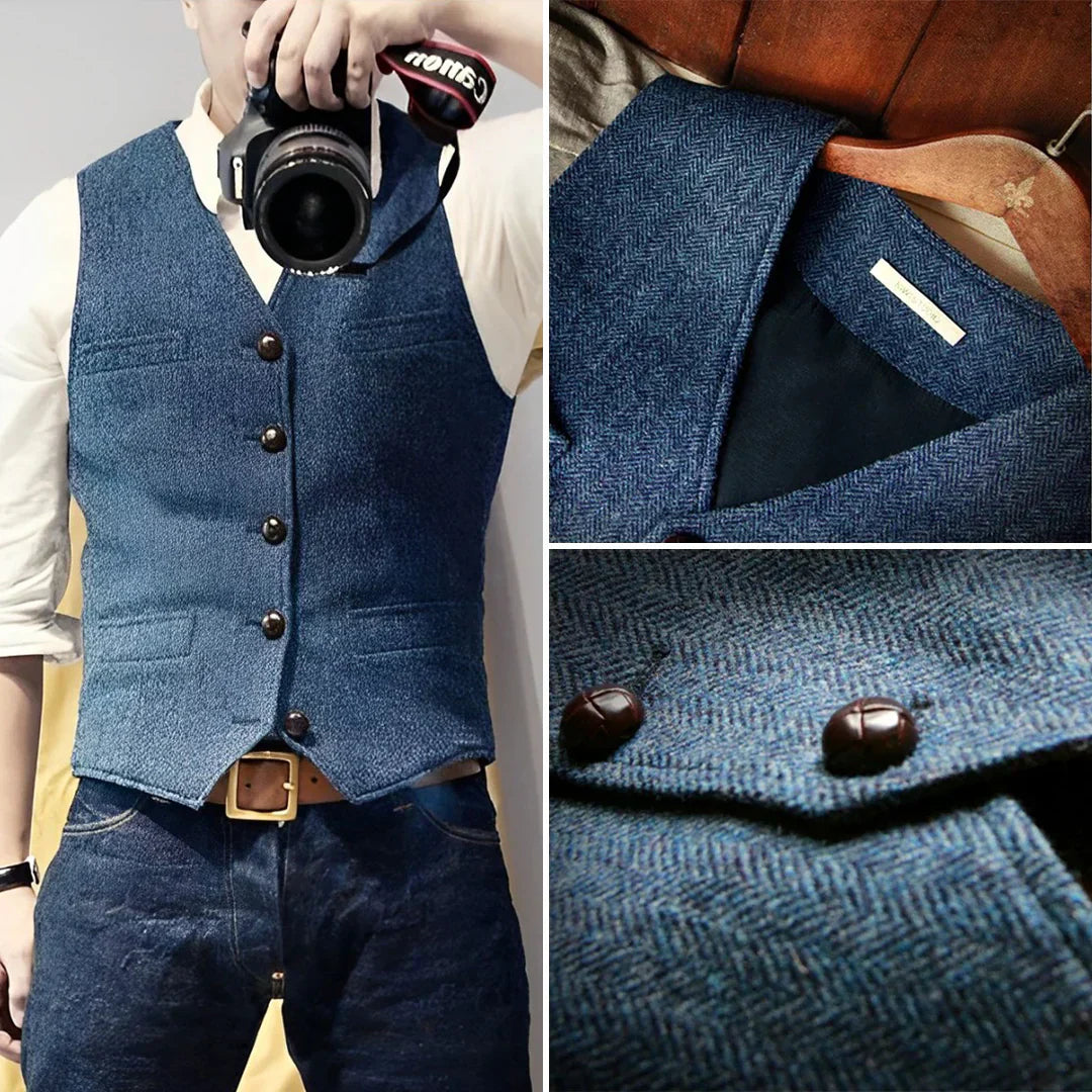 Button-Down Vest for Men - Image 2