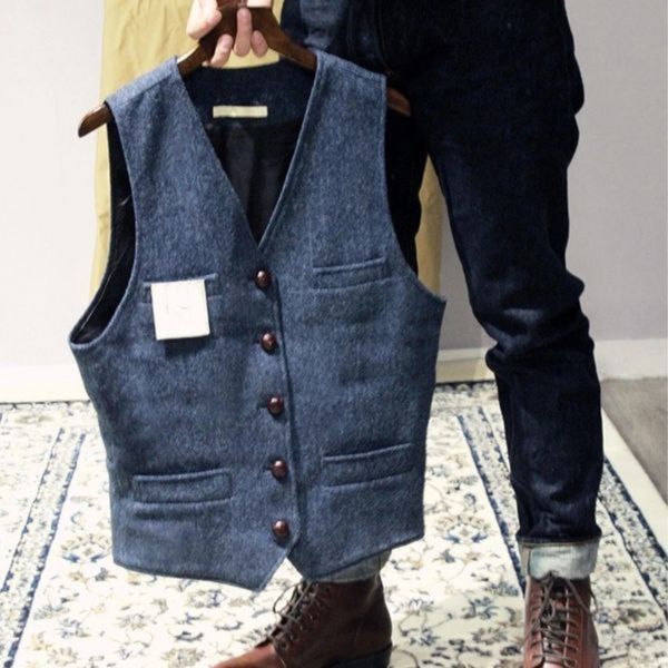 Button-Down Vest for Men - Image 3