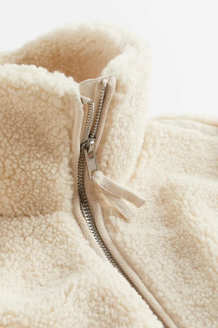 Zip-Up Sherpa Jacket for Women - Image 2