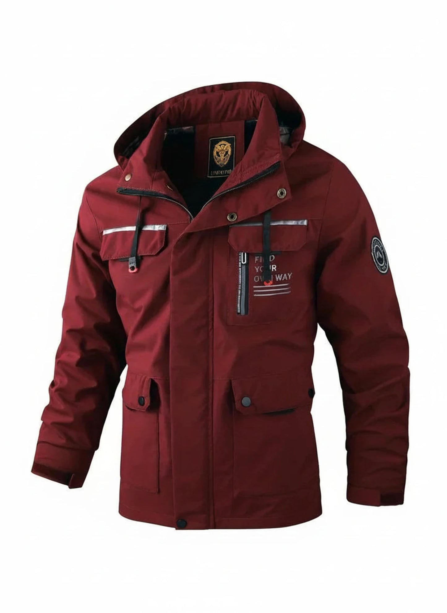 Hooded Waterproof Outdoor Jacket for Men
