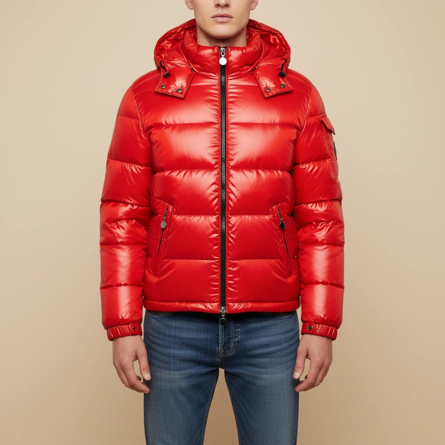 Hooded Puffer Winter Jacket for Men