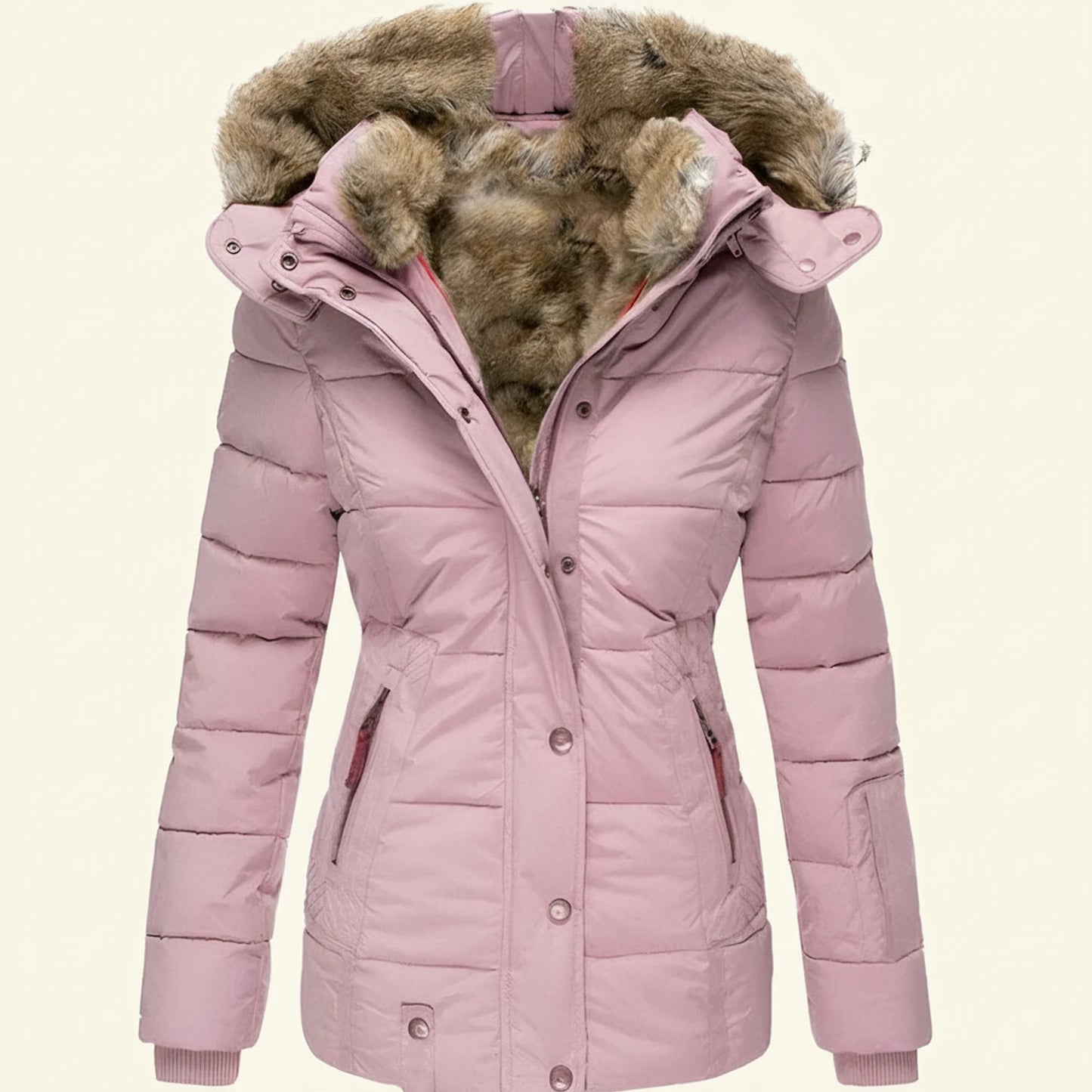Hooded Winter Puffer Jacket for Women