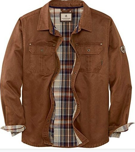 Flannel-Lined Shirt Jacket for Men - Image 2