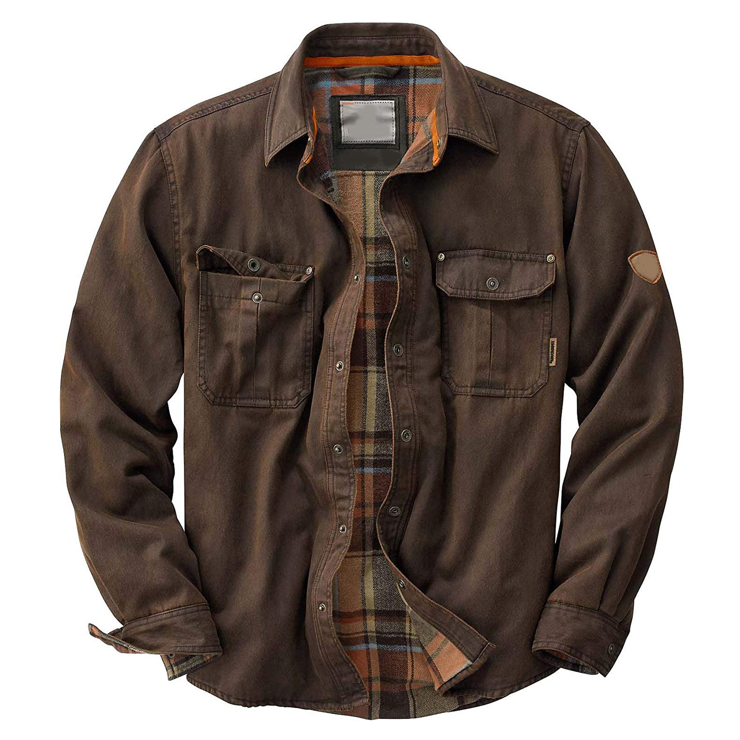 Flannel-Lined Shirt Jacket for Men - Image 8
