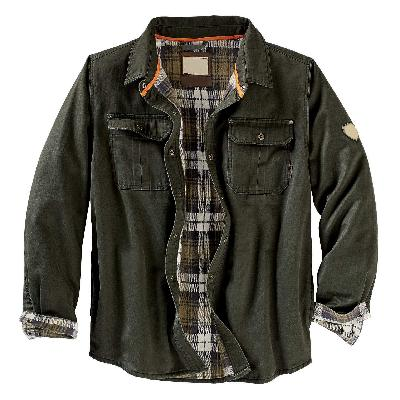 Flannel-Lined Shirt Jacket for Men - Image 4